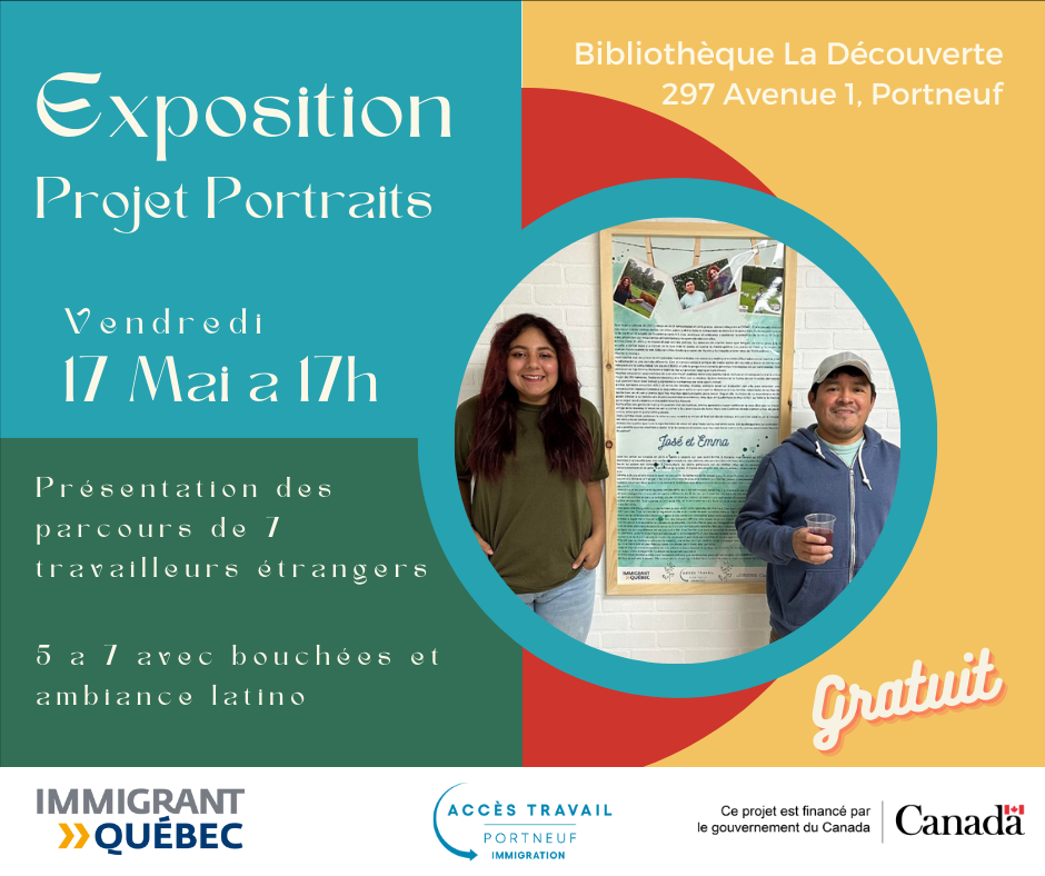 Portneuf / Exposition « Projet portraits » - Infotetquebec