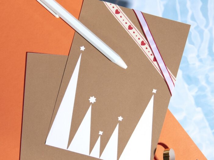 top-view-christmas-cards-pool